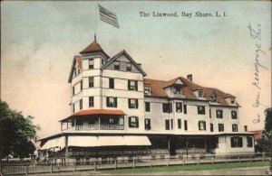 Bay Shore Long Island New York NY The Linwood c1910 Postcard