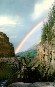 WY - Yellowstone Nat'l Park. Golden Gate with Rainbow