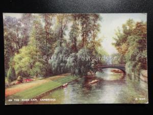 Cambridge: On The River Cam c1948 by Valentine's No. A.907 Brian Gerald