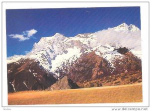 Mt. Kwangde as seen from Khumjung, Nepal, 50-70s