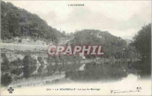 Old Postcard Auvergne La Bourboule Dam Lake