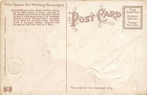 LPS09 Delaware State Capitol Patriotic Flag Postcard Langsdorf 