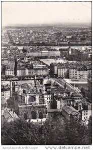 France Lyon Vue generale St Jean et Bellecour Photo