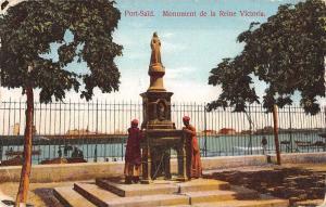 BR101846 port said monument de la reine victoria africa egypt