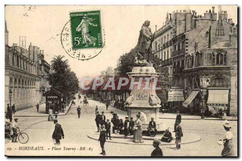 Bordeaux - Place Tourny - Old Postcard