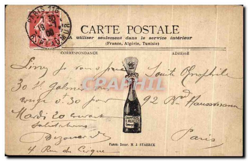 Postcard Old San Remo French Riviera