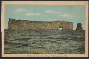 Canada Quebec Le Rocher de Perce - Perce Rock from S.W. ~ WB