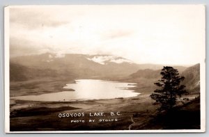 Osoyoos Lake BC RPPC Canada Photo By Stokes 1950 Armstrong East Ely Postcard W21