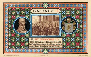 Religion The Vatican City Art Postcard Pope St Innocent I 05.98