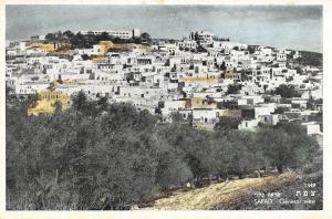 Safad Israel Scenic View Antique Postcard (J34594)