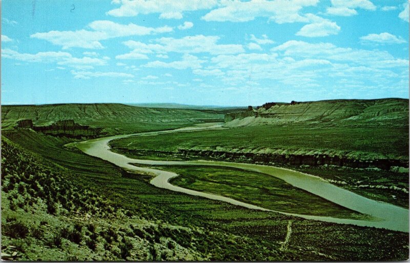 Green River Flaming Gorge National Rec Area Postcard Utah Wyoming VTG UNP Unused 