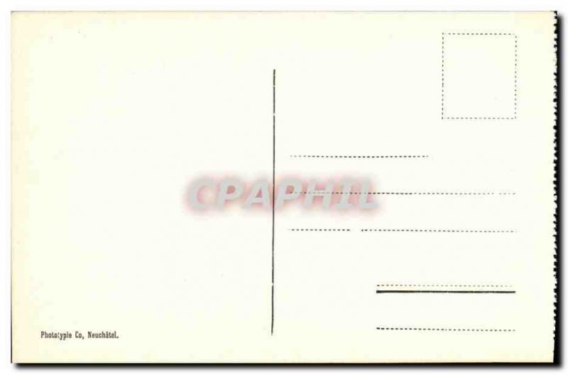 Old Postcard Geneve Hotel Post