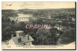 Old Postcard Bellevue Meudon La Boucle de Seine