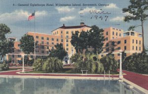 SAVANNAH, Georgia, PU-1947; General Oglethorpe Hotel, Wilmington Island