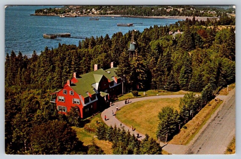 Roosevelt Cottage, Welchpool, Campobello Island NB, 1966 Aerial View Postcard