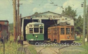 Two Trolleys of Yesterday, Arden Trolley Museum Washington, PA, USA Unused 