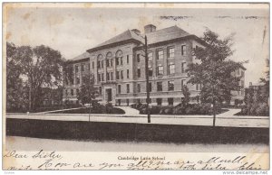 Cambridge Latin School, CAMBRIDGE, Massachusetts, PU-1906