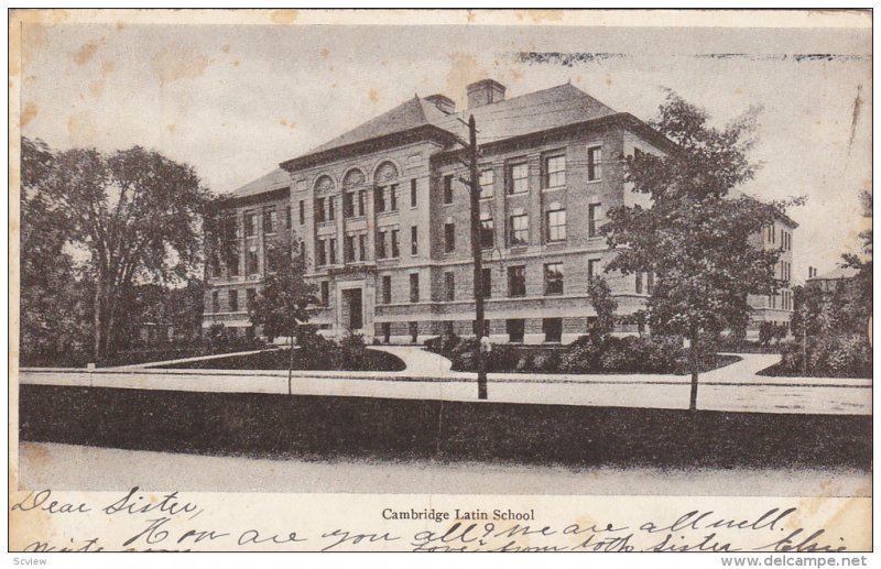 Cambridge Latin School, CAMBRIDGE, Massachusetts, PU-1906