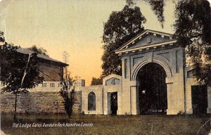 Old Lodge Gates Dundurn Park Hamilton 1911 