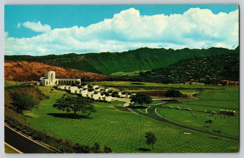 Postcard Hawaii Gardens of the Missin - Punchbowl Crater