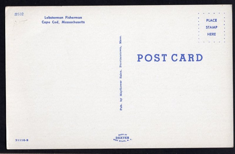 Massachusetts CAPE COD Lobsterman Fisherman Chrome