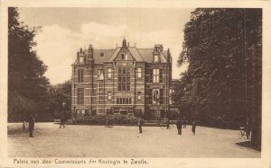 Netherlands Zwolle Palace of the Queen's Commissioner Vintage Postcard 07.52