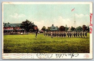 US Army Barracks  Plattsburg  New York  Postcard 1907