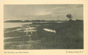 Pluma South Dakota 1908 Postcard Electric Power Plant water Morris 21-5585
