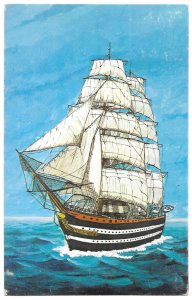 Amerigo Vespucci's Ship Unmailed 1986 PPC, Centennial Pictorial Liberty ...