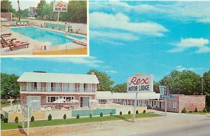 NJ, Cardiff, New Jersey, Rex Motor Lodge Motel, Pool, Multi-View, DP No 25088C