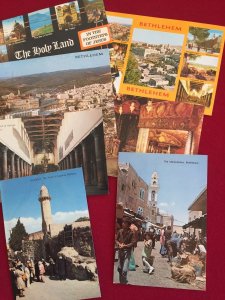 Israel/Palestine 7 Postcards of Bethlehem 2 used