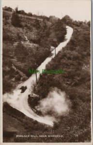 Somerset Postcard - Porlock Hill, Near Minehead  RS28257