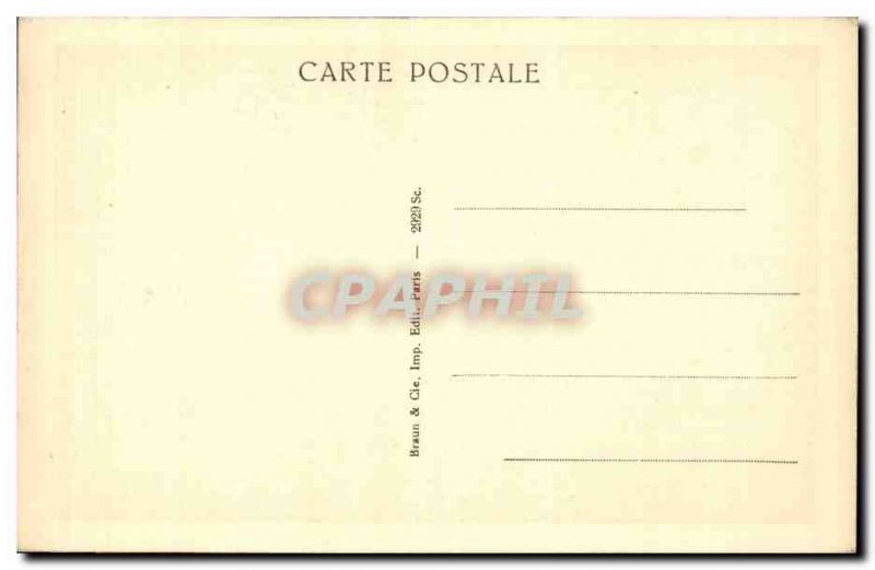 Old Postcard Paris Louvre Museum Michel G of thought