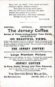 Trade Card Dayton Spice Jersey Coffee Custom House Dublin Ireland