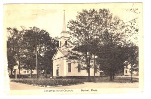 Congregational Church, Beckett, Massachusetts, Used 1930