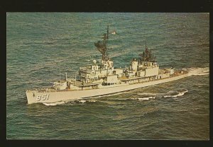 USS Rupertus (DD-851) US Navy Destroyer 1970's Color Postcard Unposted