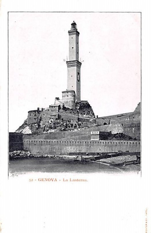 La Lanterna Genova Italy Unused 