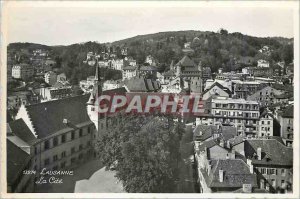 Old Postcard Lausanne quote