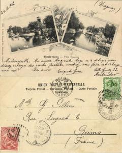 uruguay, MONTEVIDEO, Villa Dolares (1902) Postcard