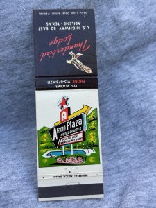Vintage Texas Matchbook “Thunderbird Lodge” Abilene Texas MB77