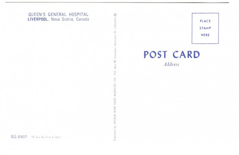 Queen's General Hospital, Liverpool, Nova Scotia