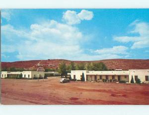 Unused 1950's OLD CARS & PUEBLO MOTEL Carlsbad New Mexico NM u7185@