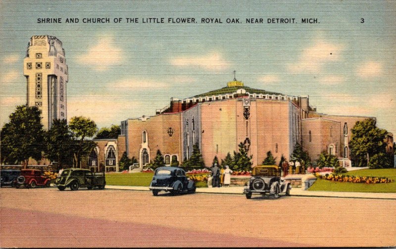 Michigan Royal Oak Near Detroit Shrine and Church Of The Little Flower