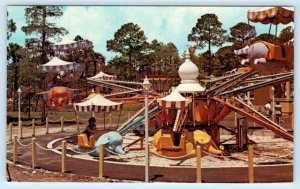 DAYTONA BEACH, FL ~ Amusement Park MARCO POLO PARK Elephant Ride 1970s Postcard