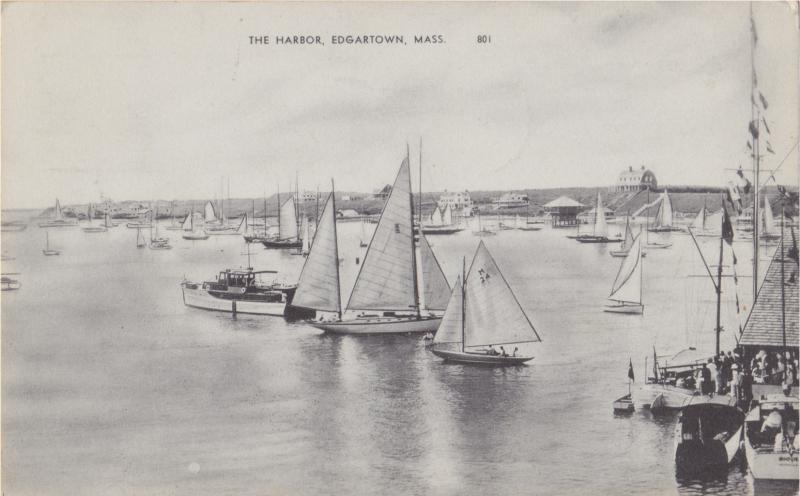 Edgertown, Mass. - The Harbor - 1941