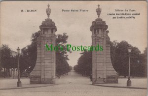 France Postcard - Dijon Porte Saint Pierre Allees Du Parc, Côte-d'Or  RS33032