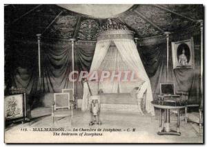 Malmaison - Napoleon Chamber of Josephine - The bedroom - Old Postcard