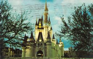 Walt Disney World ,Cinderella Castle, Fantasyland,,Used.,WDW,Vintage Postcard