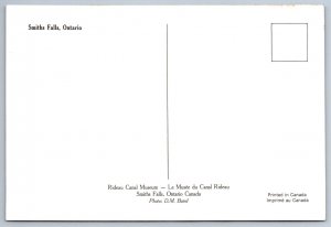 Smith Falls Ontario, Chrome Aerial View Postcard