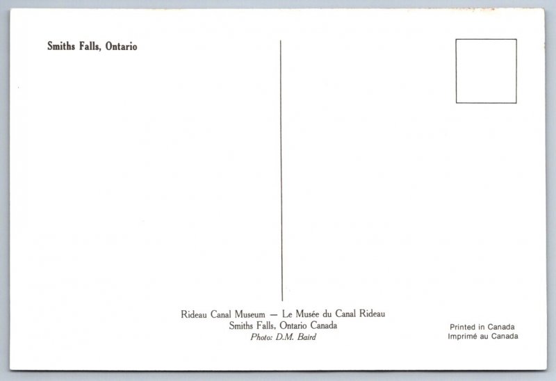 Smith Falls Ontario, Chrome Aerial View Postcard